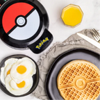 Pok?mon Pok? Ball Waffle Maker ? Non-Stick Electric Waffle Iron ? Gotta Catch ?Em All Breakfast UNCANNY BRANDS