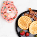 Hello Kitty Mini Waffle Maker - Compact 4-Inch Non-Stick Character Waffle Iron UNCANNY BRANDS