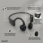 Sharp HP-BC55 Bone Conduction Bluetooth Headphones