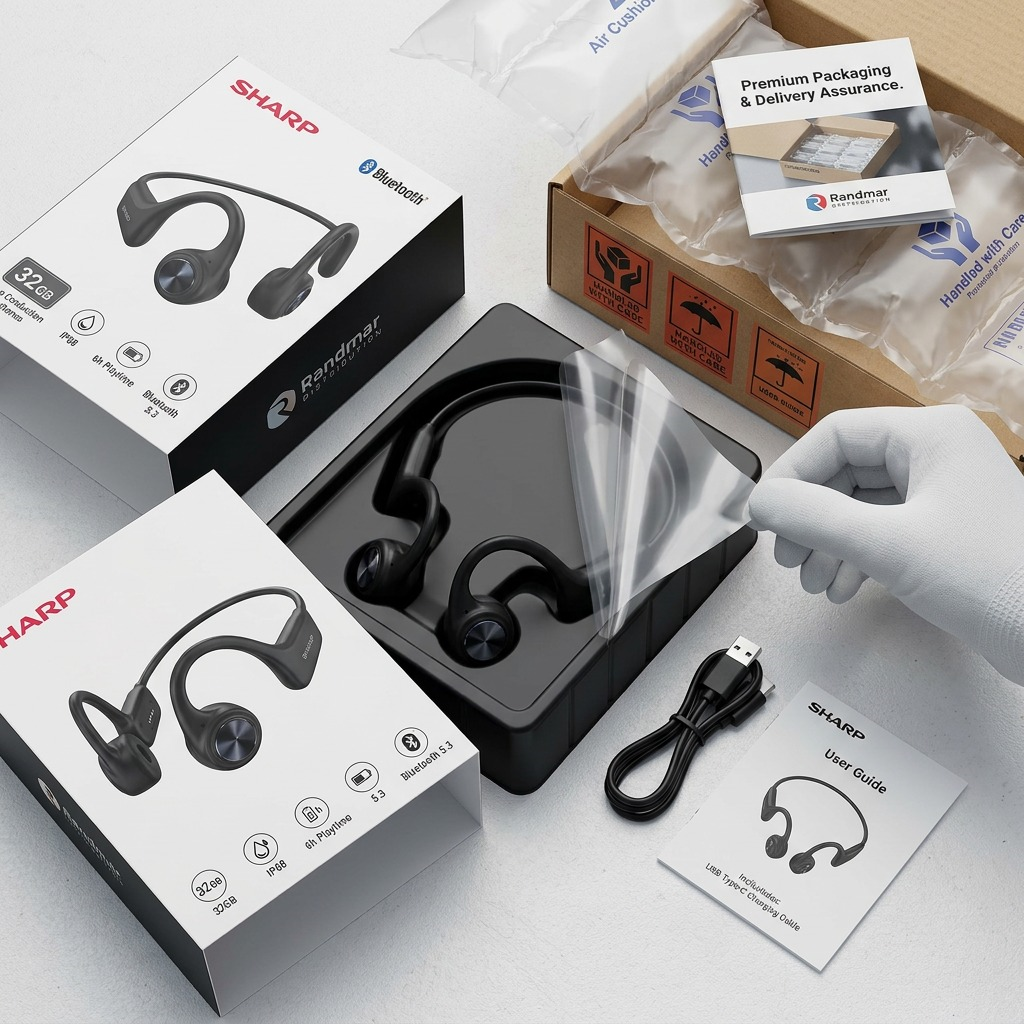 Sharp HP-BC55 Bone Conduction Bluetooth Headphones