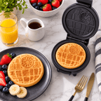 Star Wars Mini Waffle Maker – Death Star 4-Inch Non-Stick Waffle Iron UNCANNY BRANDS