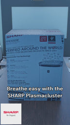 True HEPA Air Purifier – Sharp KC850U Plasmacluster Air Purifier and Humidifier for Rooms up to 250 sq. ft.